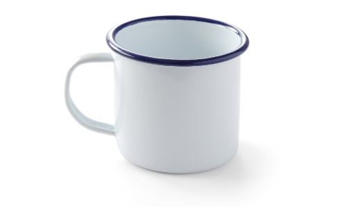 Tasse mit Henkel 520ml, Emaillgeschirr, HENDI