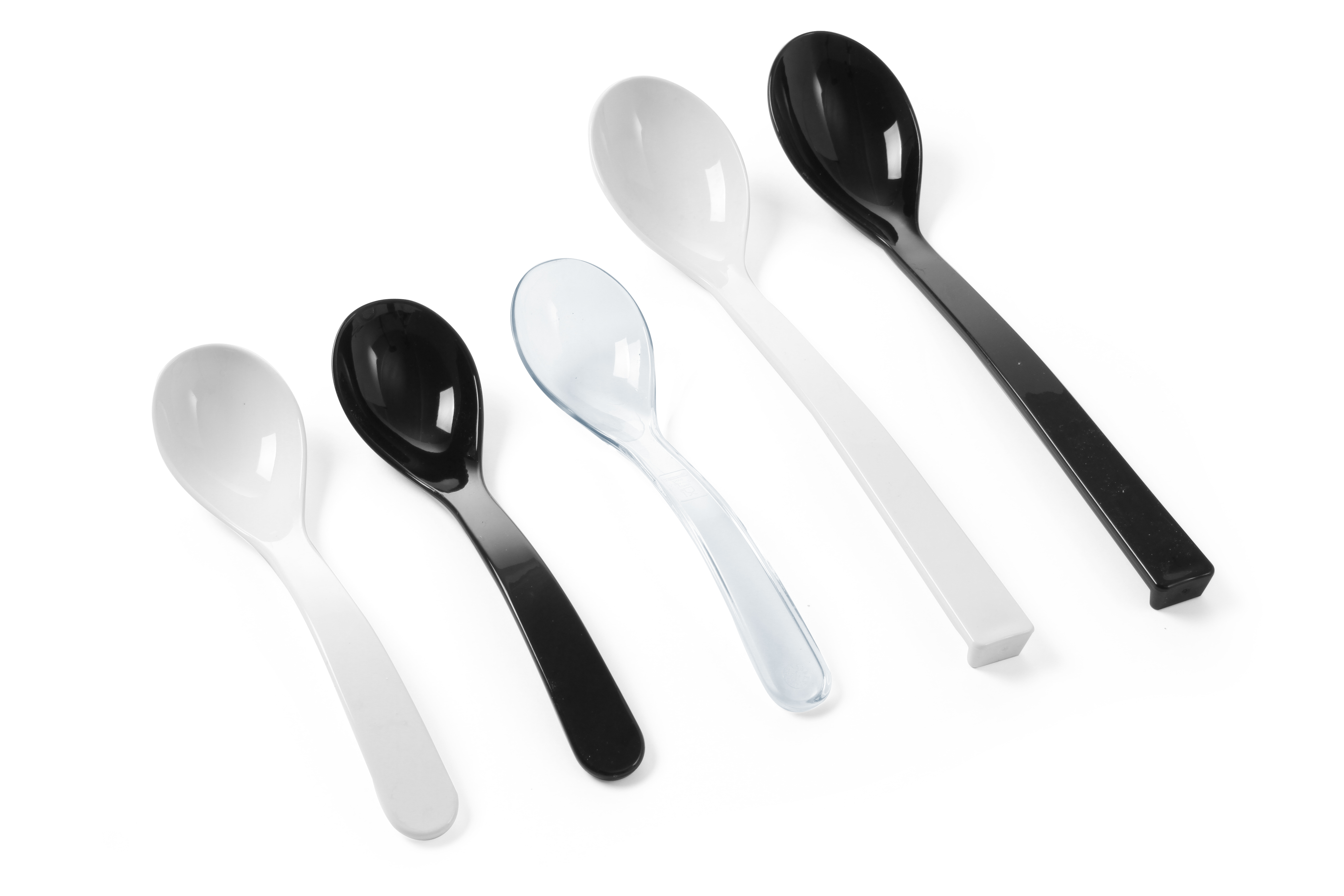 Salatlöffel 235x55mm, SAN-Kunststoff,  schwarz