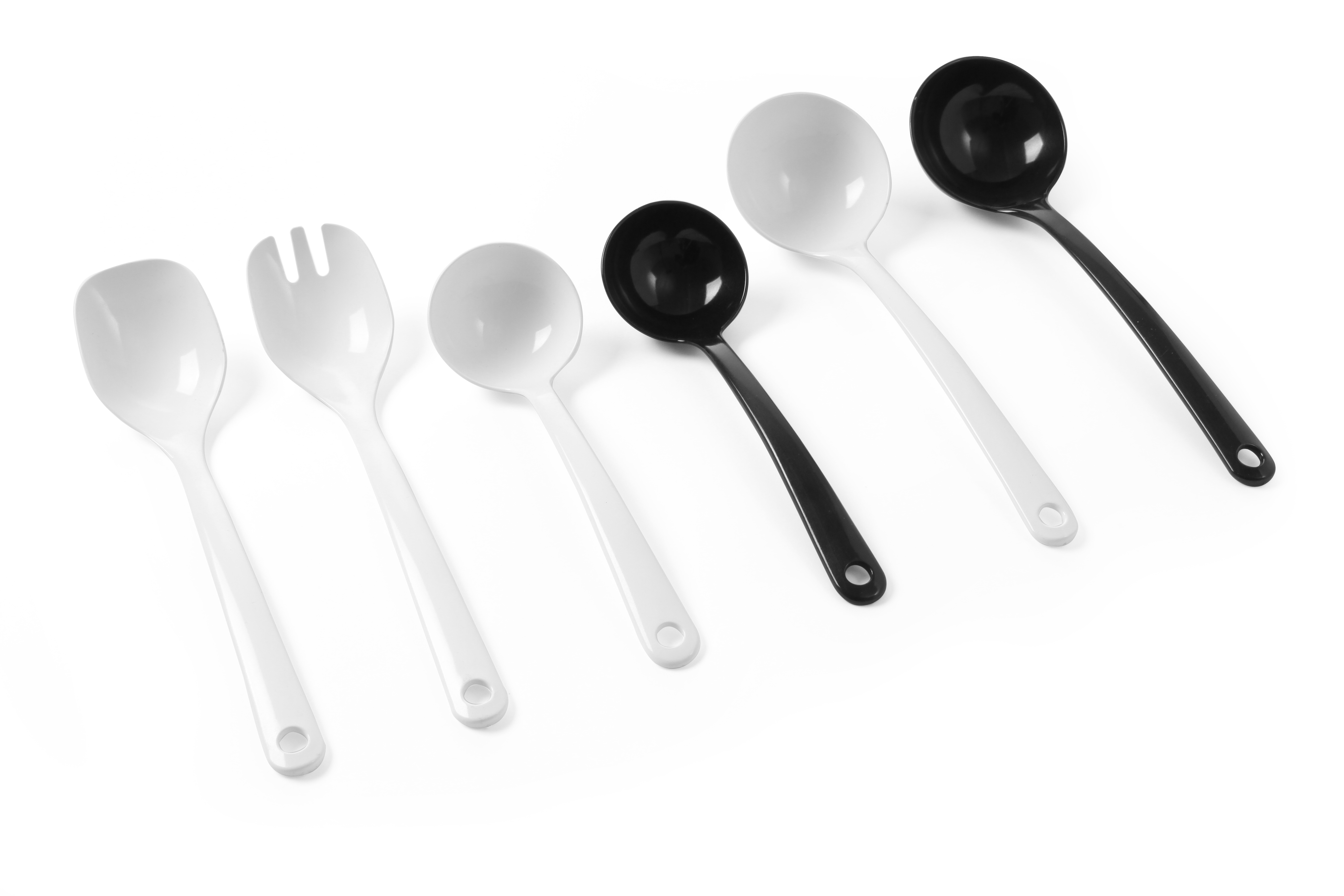 Salatlöffel 305mm, SAN-Kunststoff, weiss