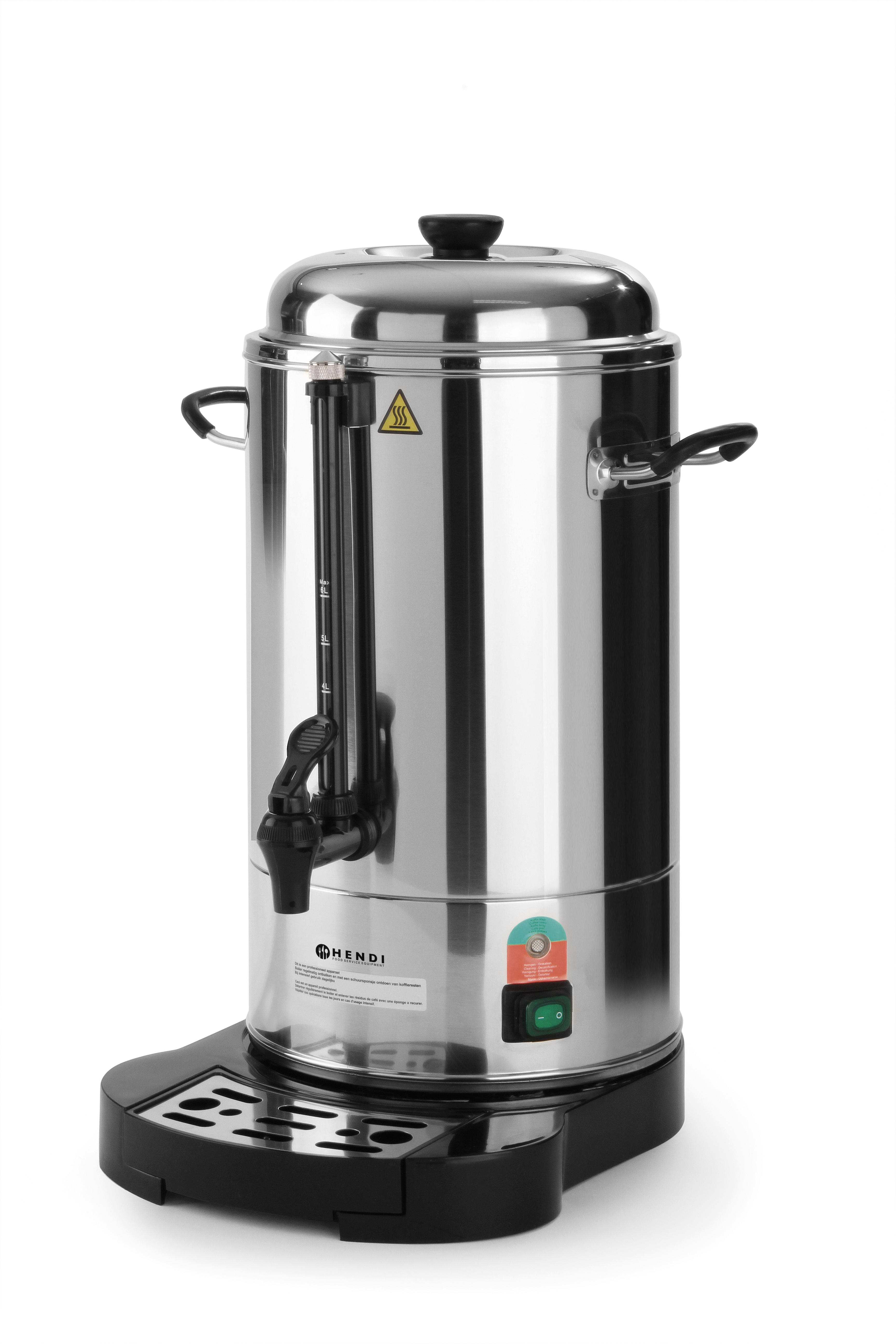 Kaffeebrühgerät, doppelwandig, 6lt, HENDI