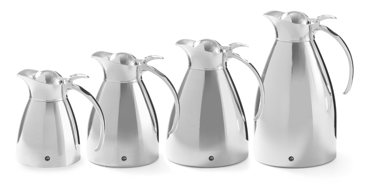 Thermoskanne 0.6lt, Edelstahl 18/10, HENDI