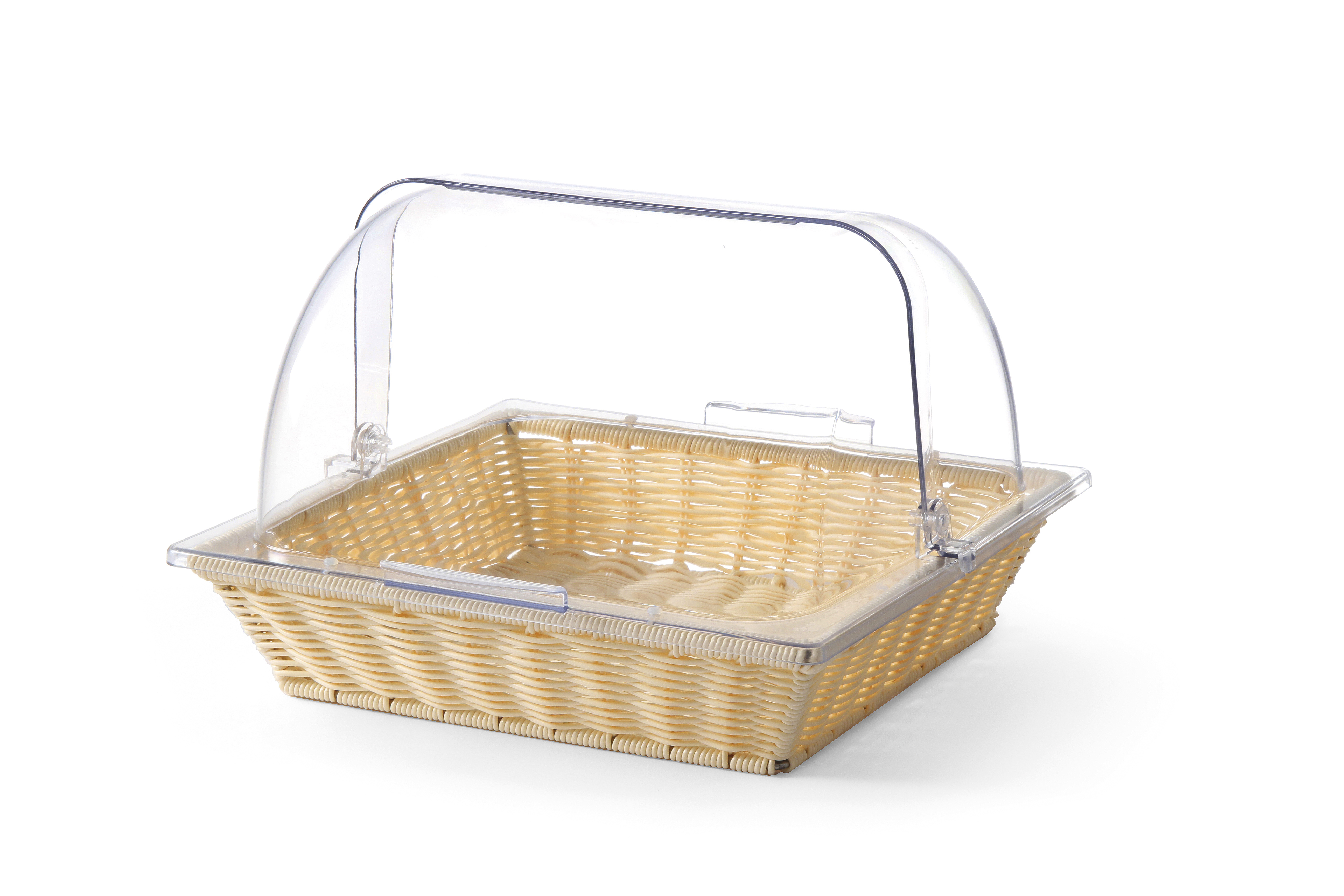 Brotkorb mit Rolltopdeckel, GN 2/3 rechteckig