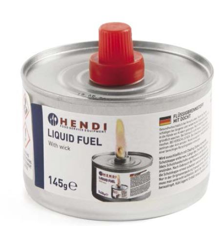 Brennpaste mit Docht, 145g Dose, HENDI