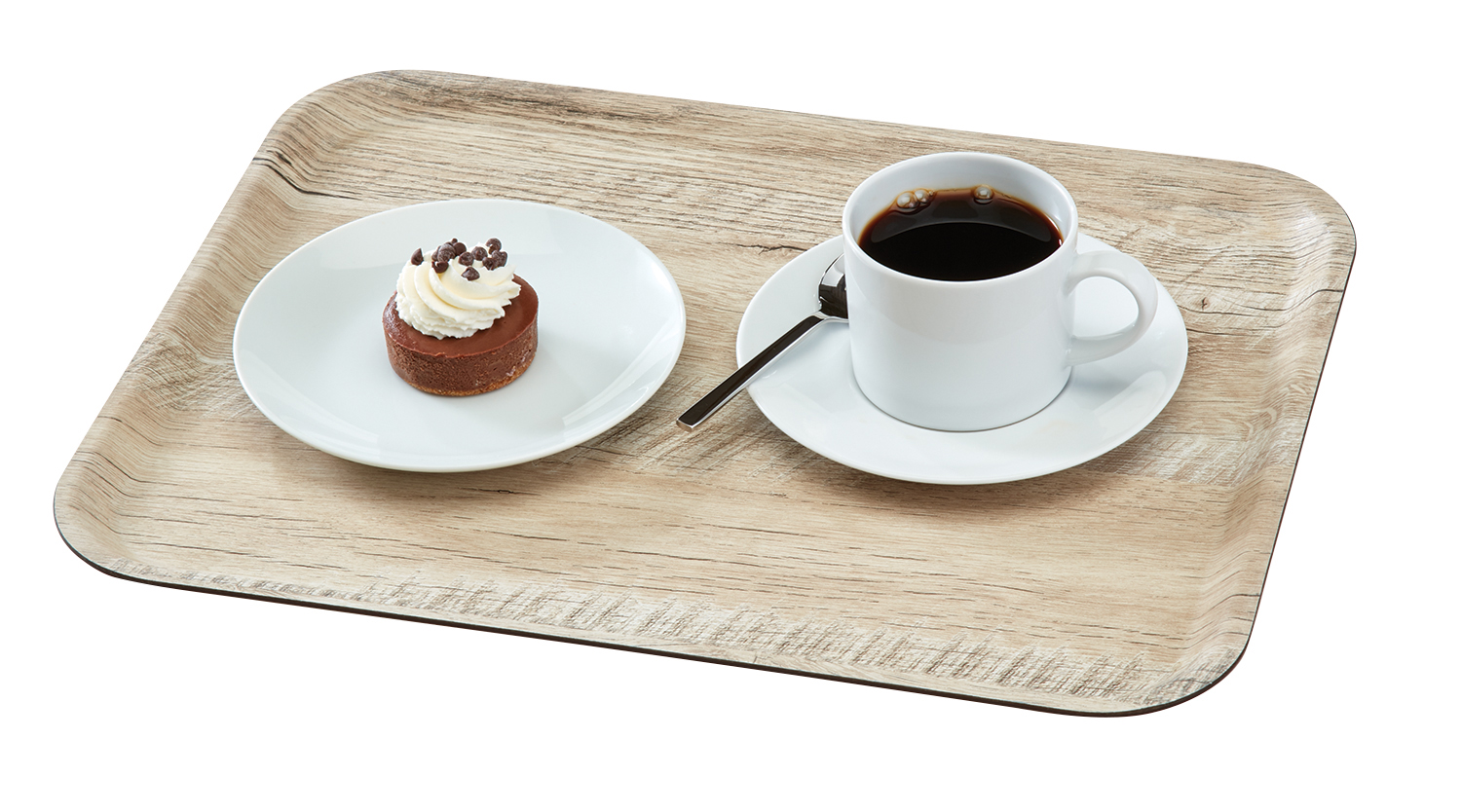 Serviertablett, 240x340mm, Holz hell, HENDI