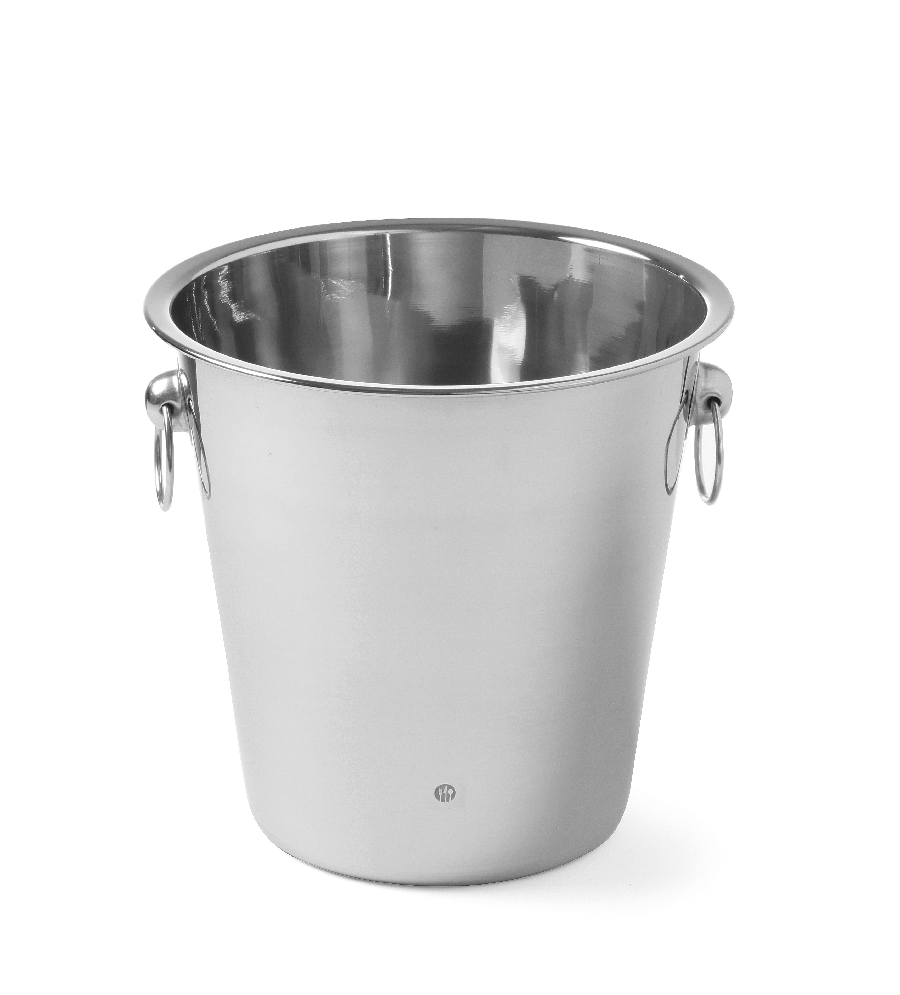 Champagnerkühler mit Ringgriffen, silber, 3.3lt, HENDI