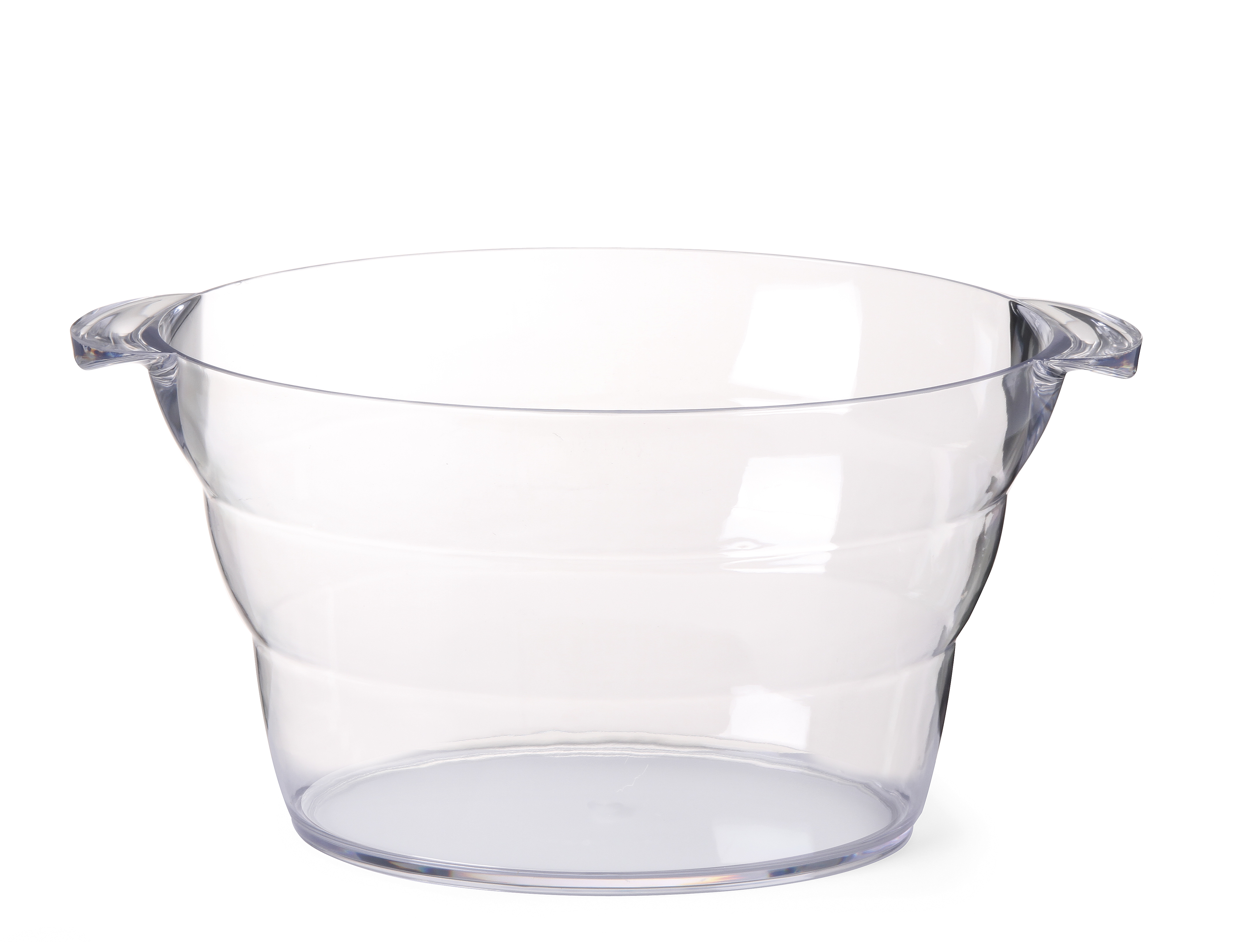 Weinkühler, SAN Kunststoff, transparent, oval, HENDI