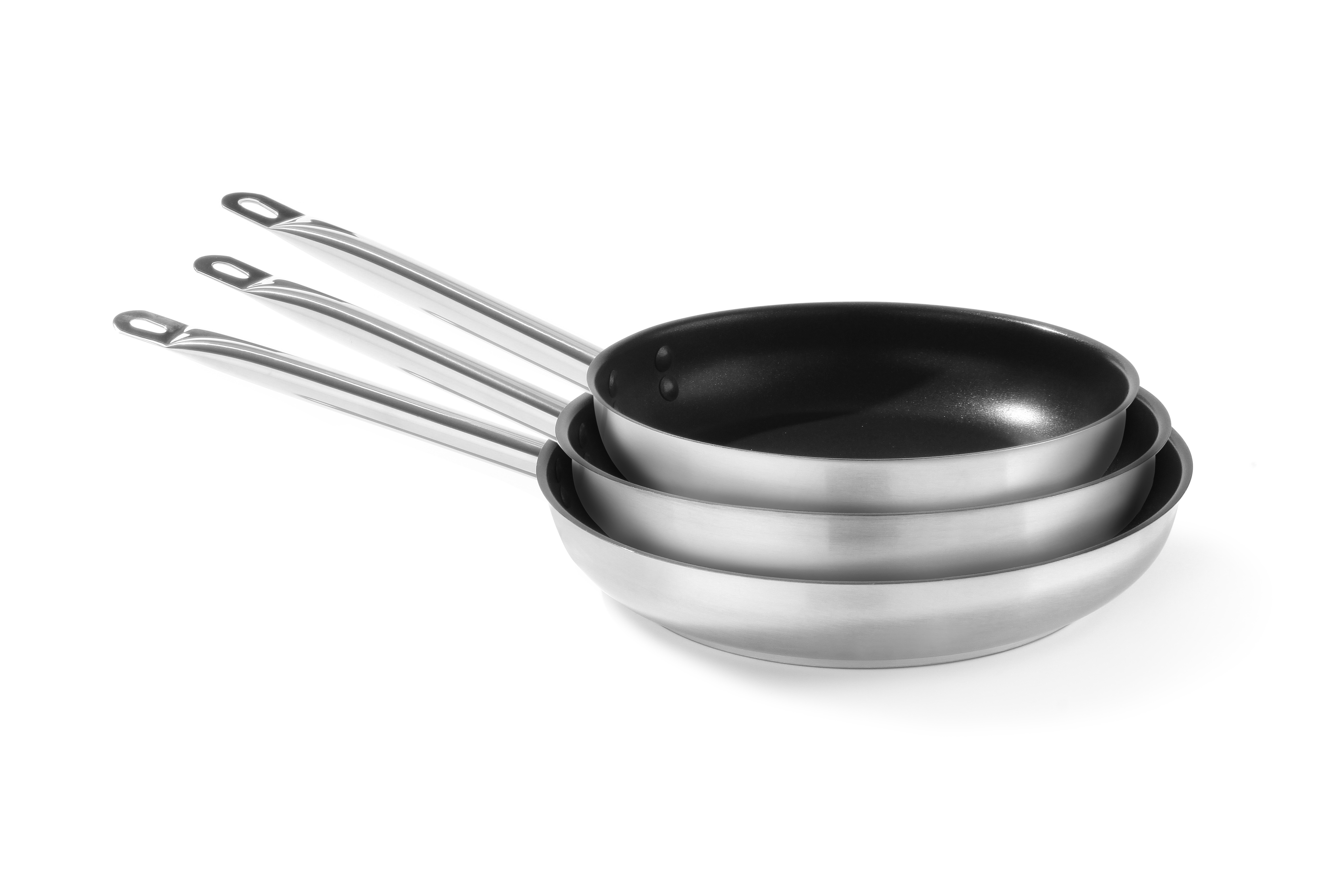 Non-Stick Bratpfanne, Profi Line, ø320xH55mm, Edelstahl, HENDI