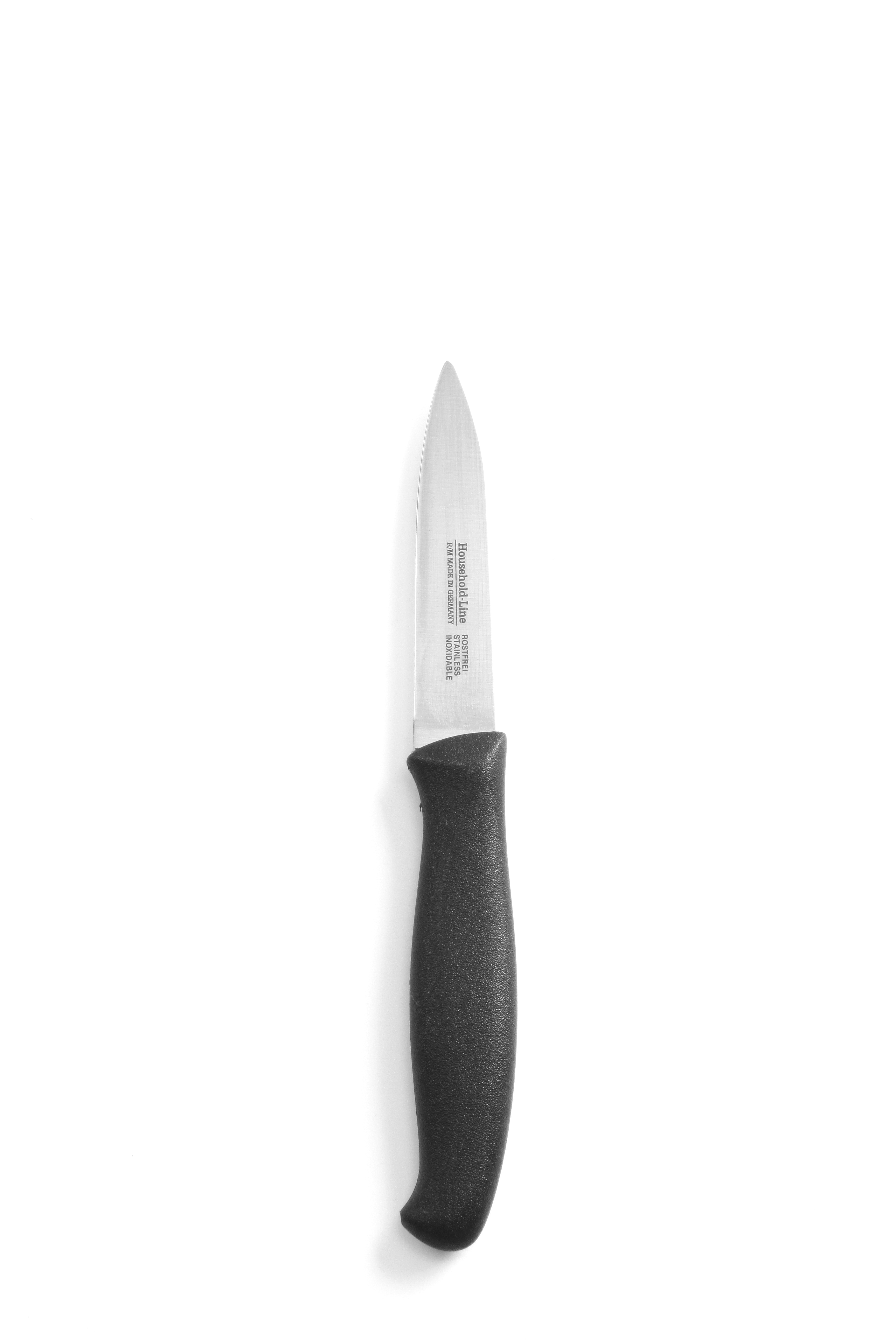 Schälmesser spitz, 192mm, schwarz, HENDI