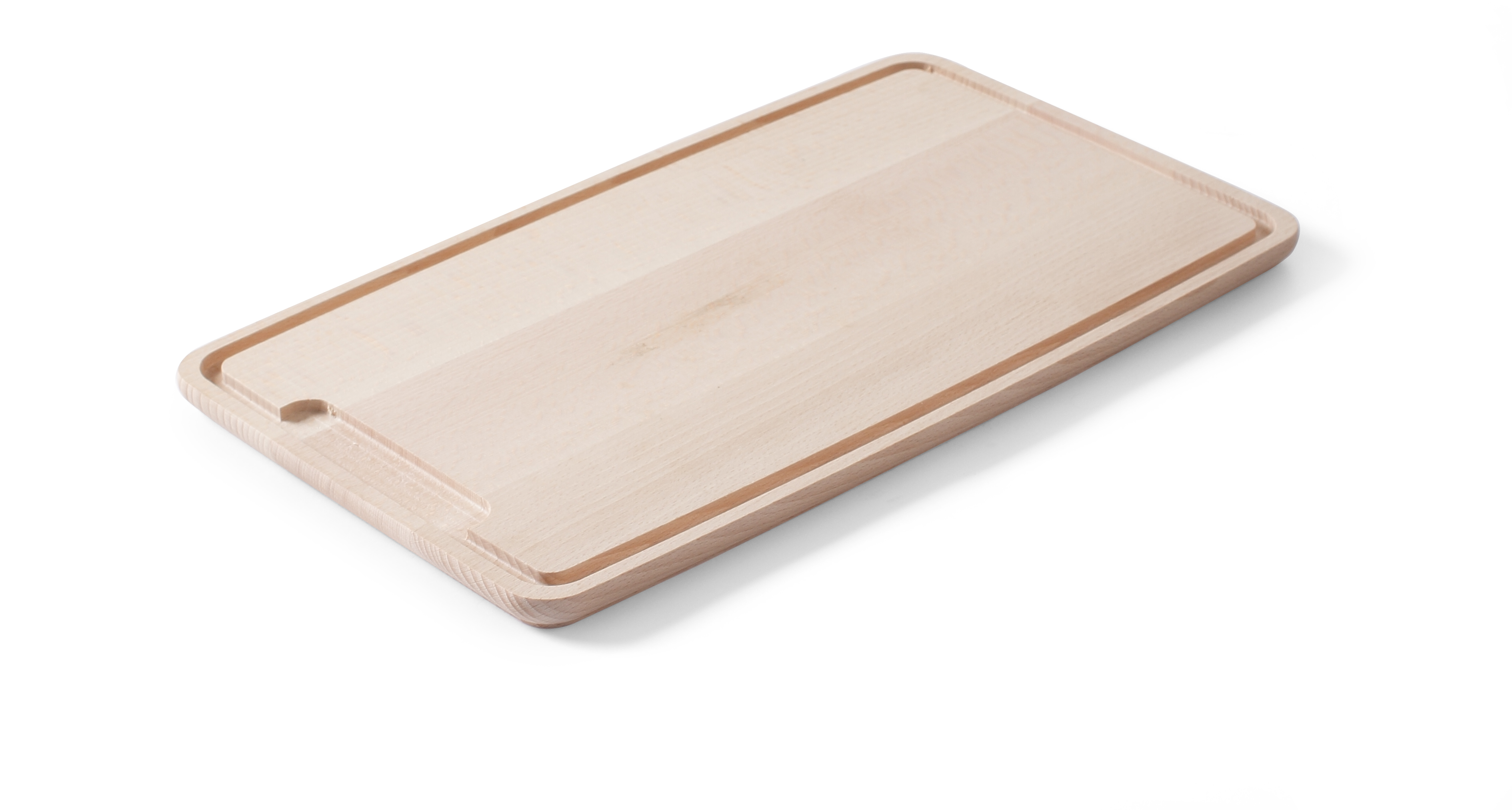 Fleischschneidbrett, massives Buchenholz
