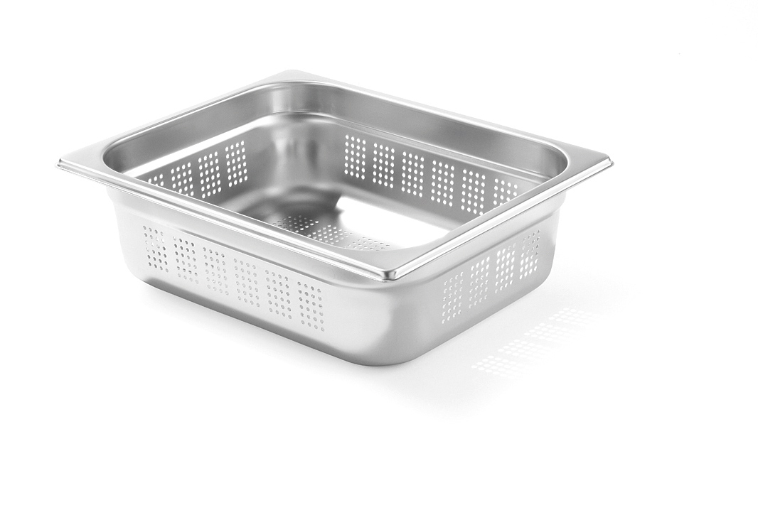 CNS Behälter, Profi Line, perforiert, GN 1/2, H65mm
