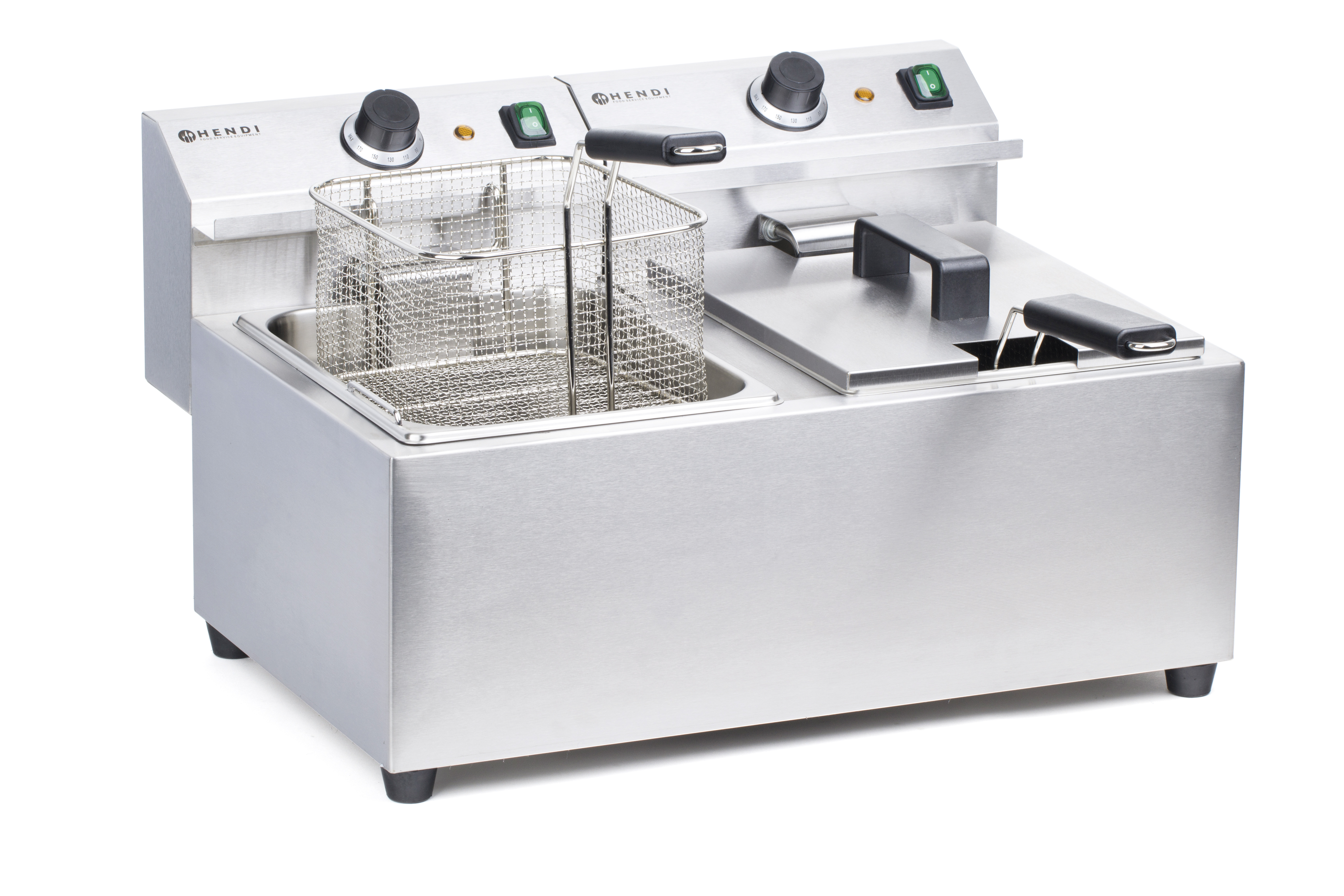 Fritteuse, Profi Line, 2x8lt, HENDI