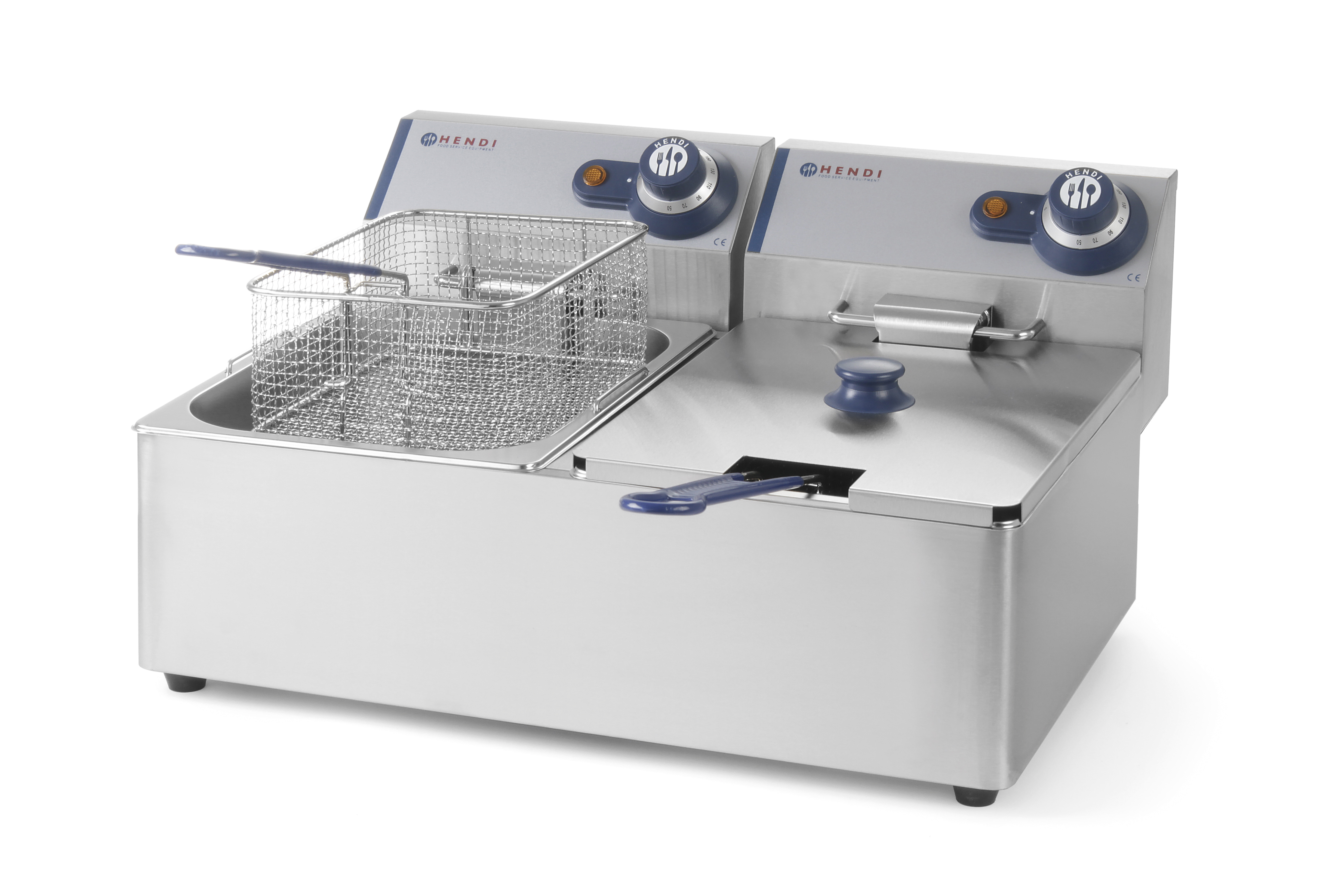 Fritteuse, Kitchen Line, 2x6lt, HENDI