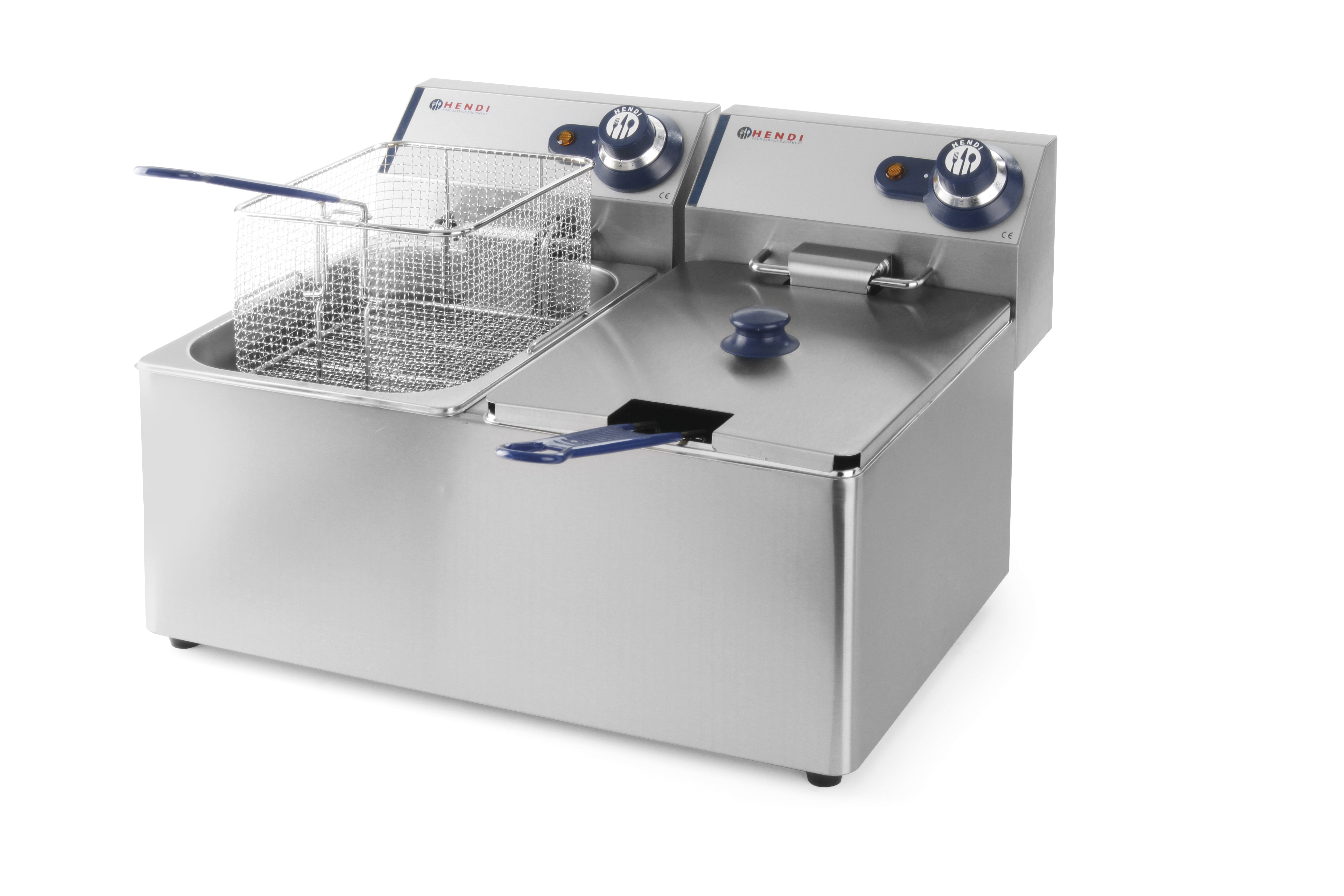 Fritteuse, Kitchen Line, 2x8lt, HENDI