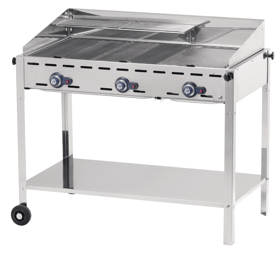 Grillsystem, Green Fire, 3 Brenner, Profi Line