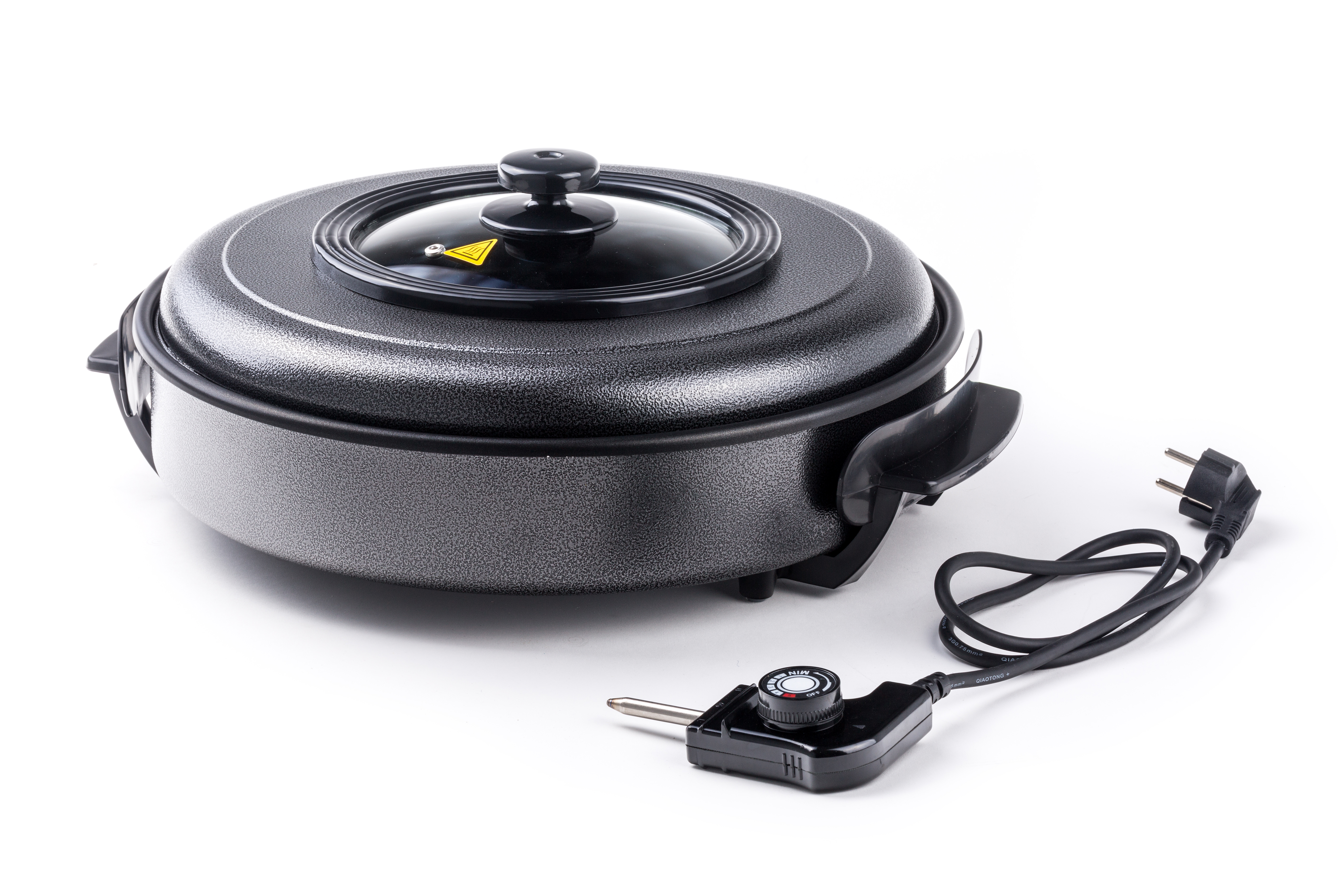 Partypfanne, ø400xH190mm, mit Deckel, HENDI