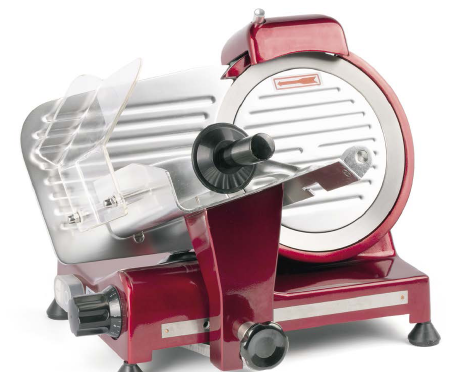 Aufschnittmaschine, rot, Sonderedition, ø220mm, HENDI