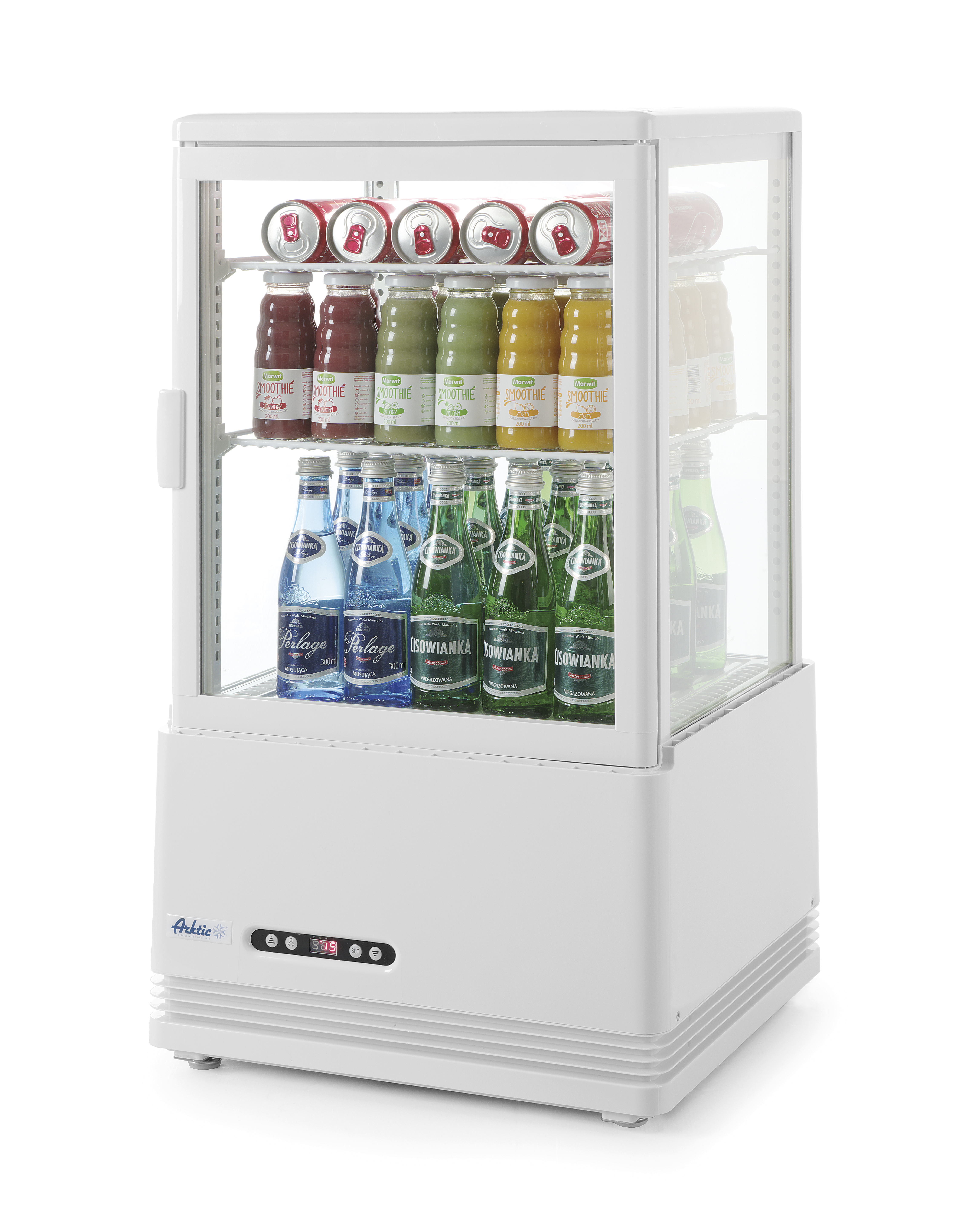 Aufsatz Kühlvitrine, 58lt, weiss