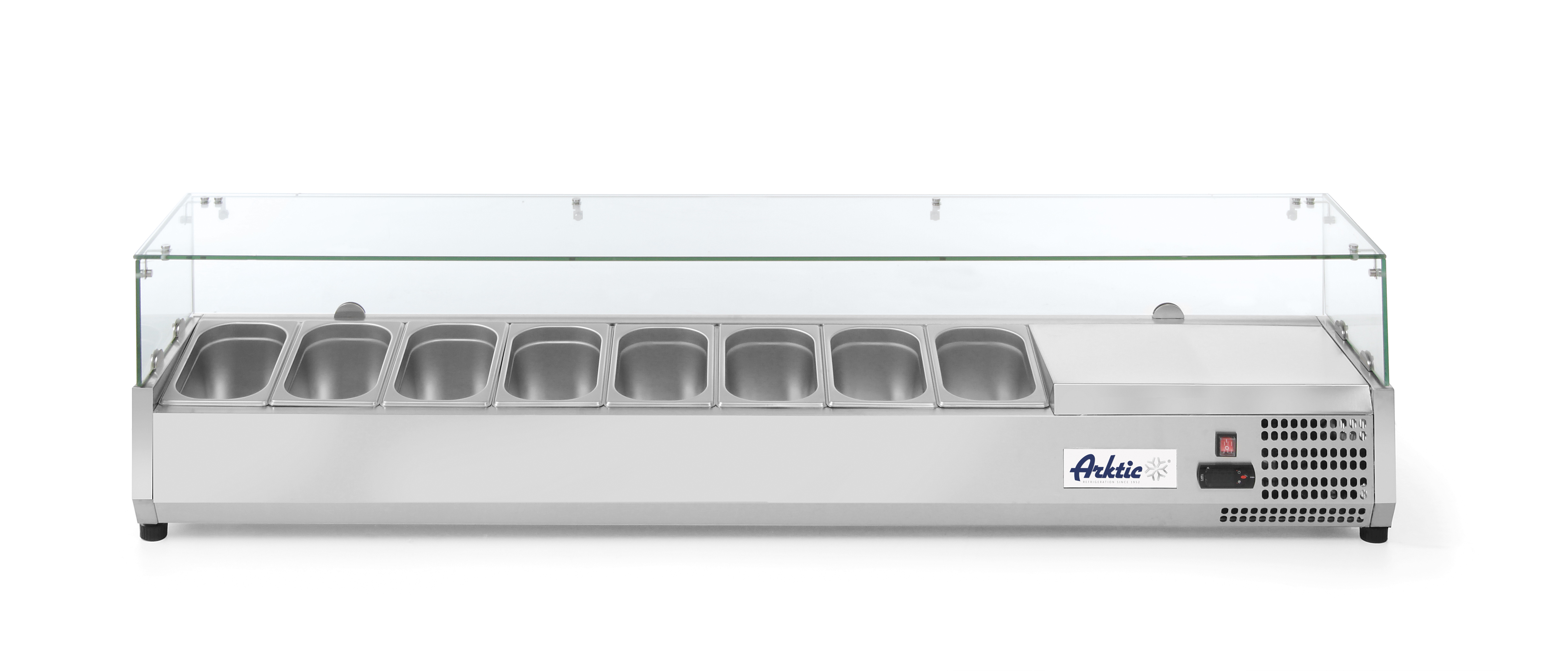 Aufsatzkühlvitrine Gastronorm, 8xGN 1/4