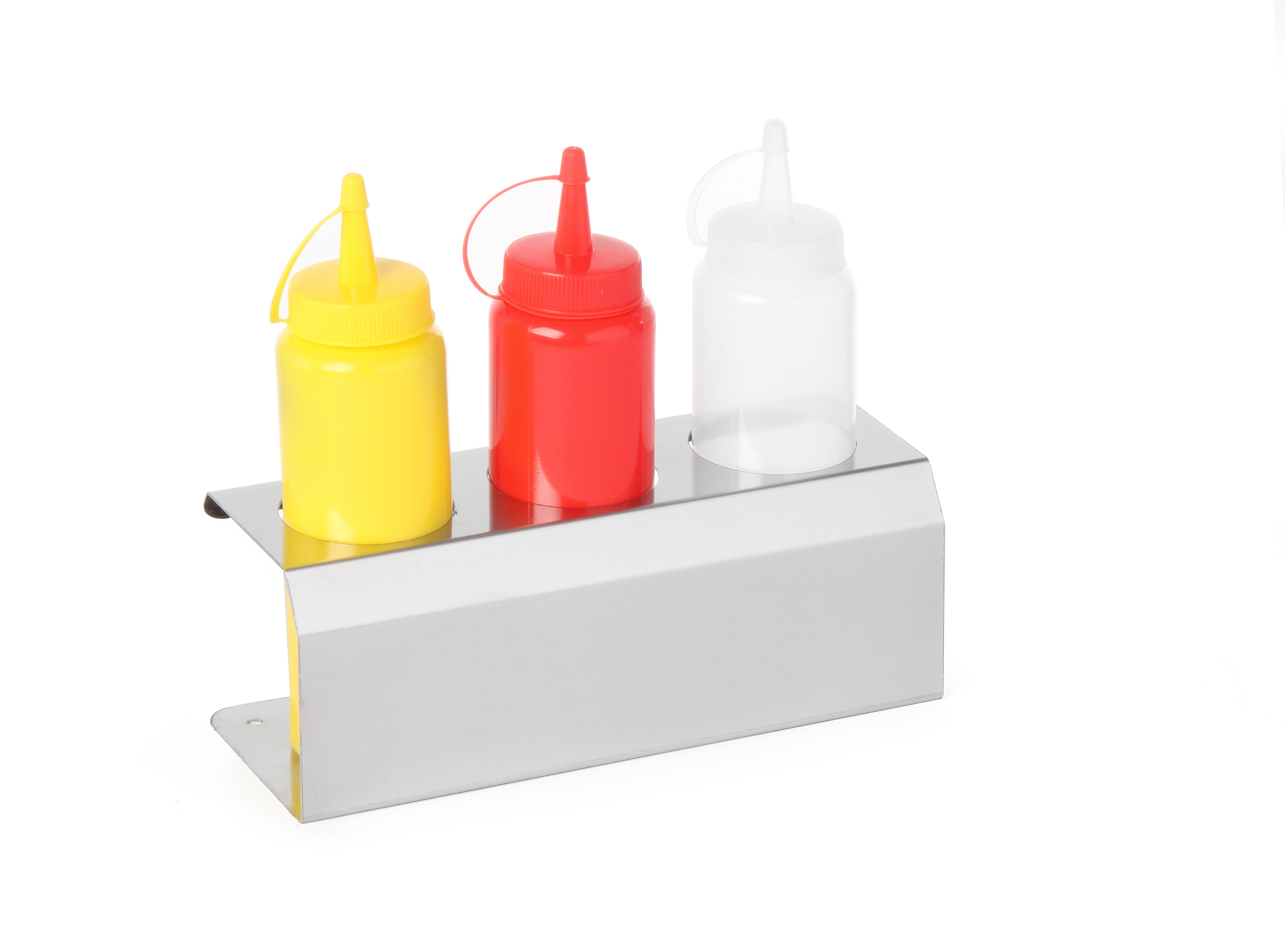 Saucenflaschen Halter, für 3x20cl Spenderflaschen, ø50mm, HENDI