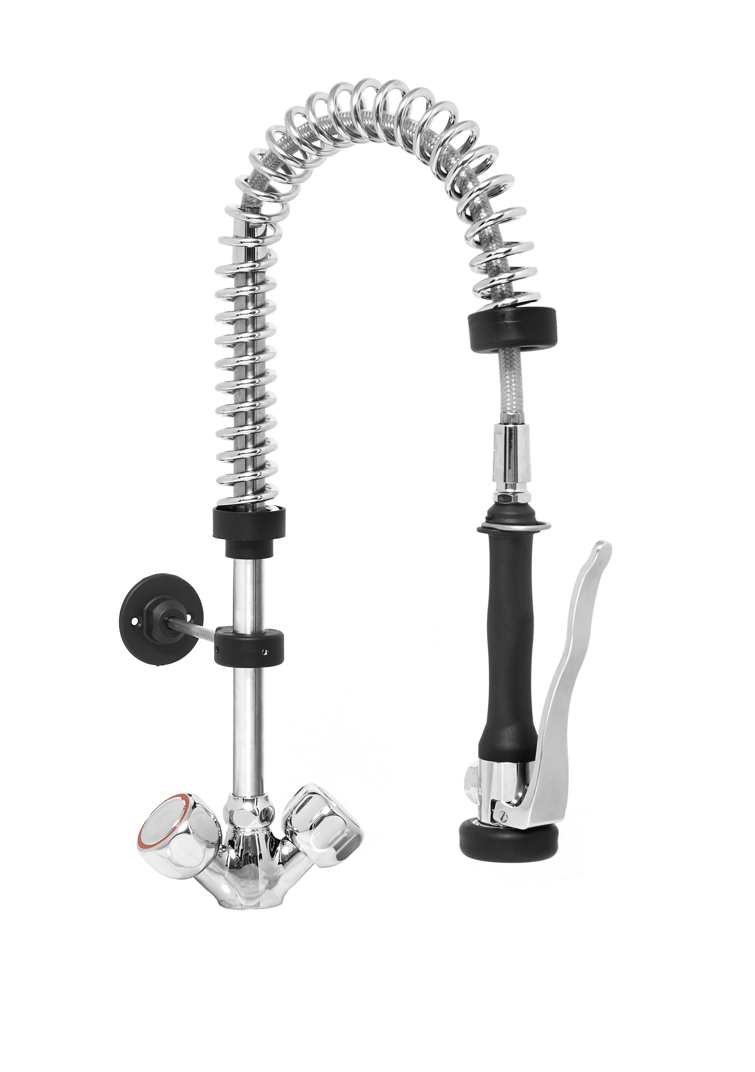 Geschirrwaschbrause mit Kunststoffgriff, verchromt