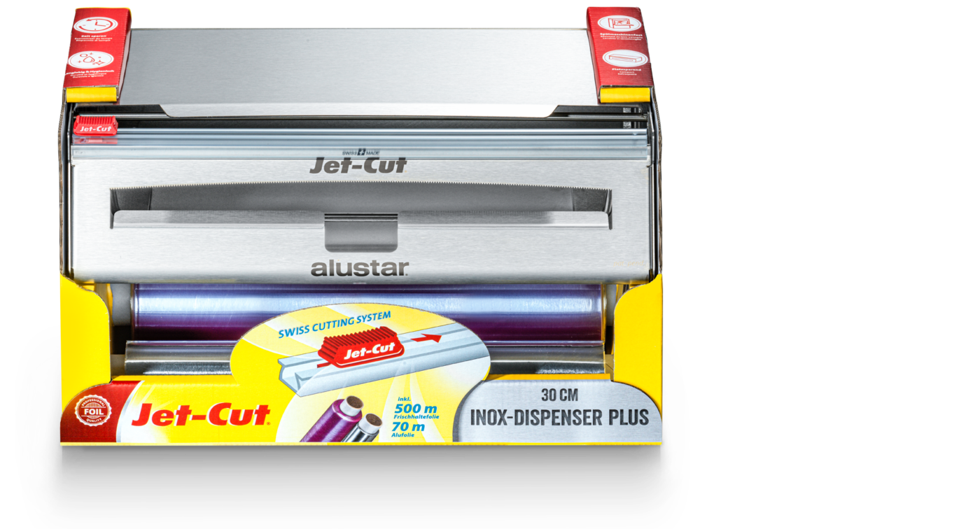 Jet-Cut Inox Kombi-Dispenser 30cm PCV+ALU