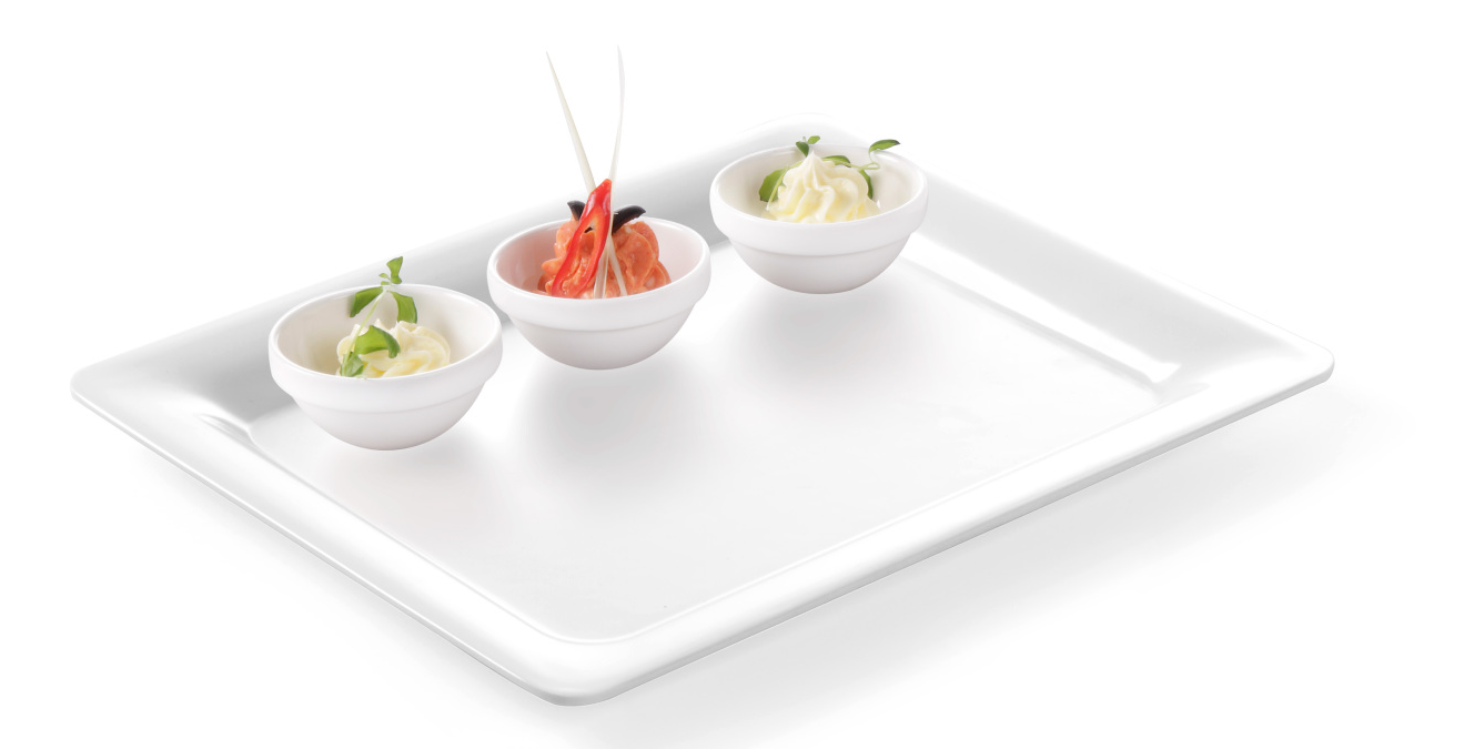 Platte Melamin, GN 2/3, 354x325xH20mm , weiss