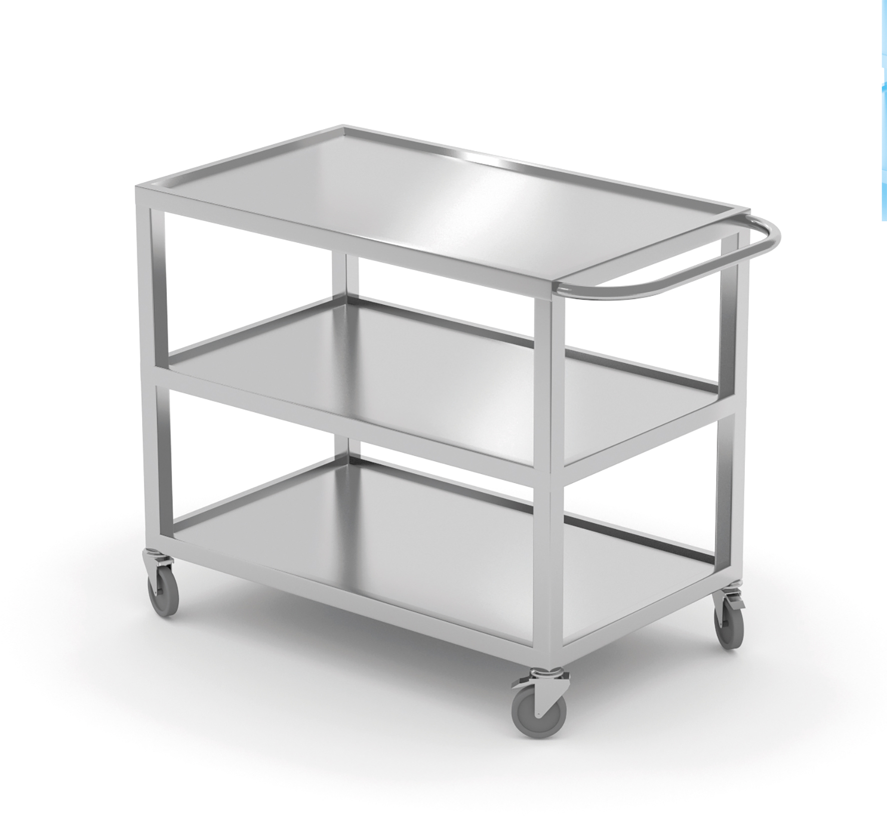 Servierwagen, 3 Etagen, 800x500xH850mm