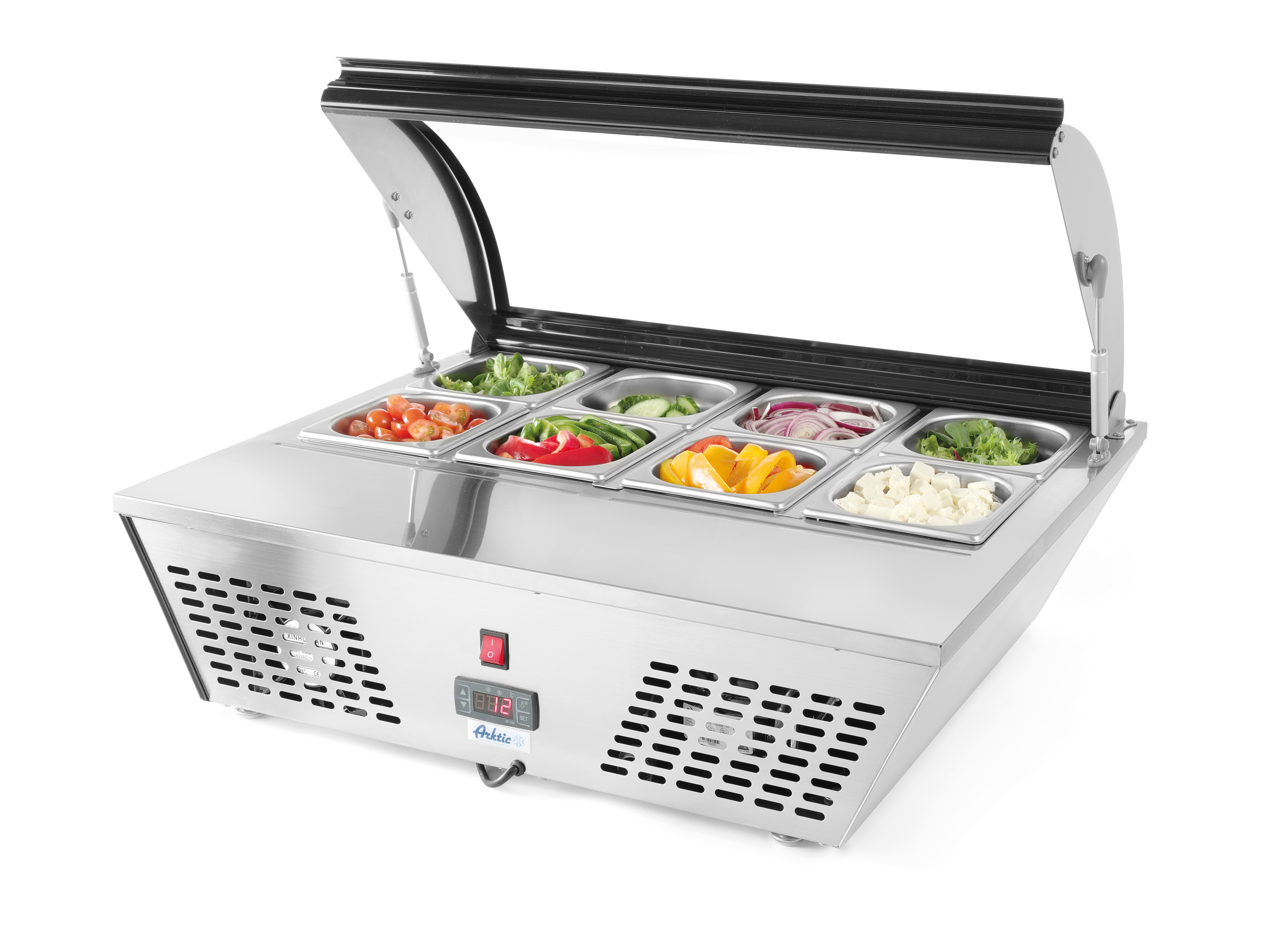 Aufsatz Salatvitrine, 67lt, 0°/3°C