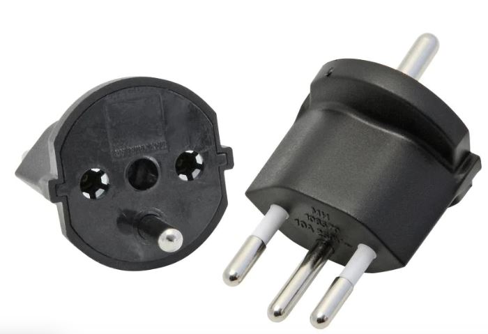 Adapterstecker, 10 Ampere, Schweiz, HENDI