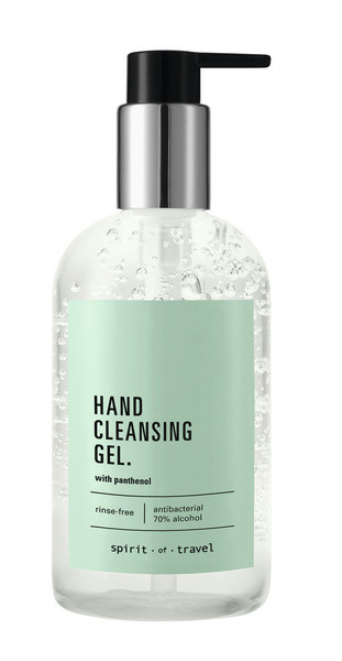 Handreinigungsgel, im Flacon Cervo mit Pumpe, 300ml, SPIRIT OF TRAVEL
