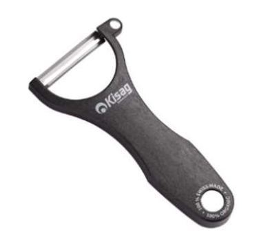 Bio Sparschäler 100% ohne Plastik, schwarz