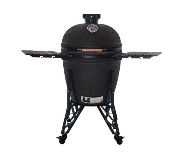 Keramik-Holzkohlegrill "The Bastard Urban XL", schwarz matt, Grill ø59cm !NSV!