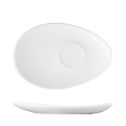 Untertasse oval Gino Kaffee, Cappuccino, Mug