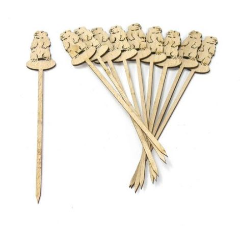 Foodpicker Murmeli 13cm Holz