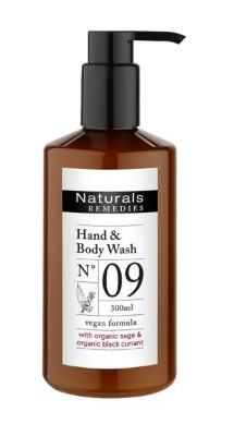 Hand&amp;Body Wash, Pumpspender Cannes, 300ml, Naturals REMEDIES
