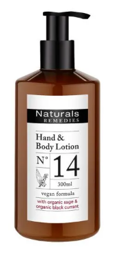 Hand&amp;Body Lotion, Pumpspender Cannes, 300ml, Naturals REMEDIES