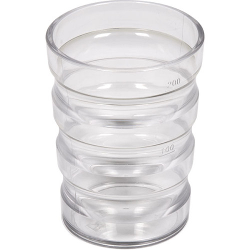 Mehrweg Rillenbecher 2dl, H95mm, ø70mm