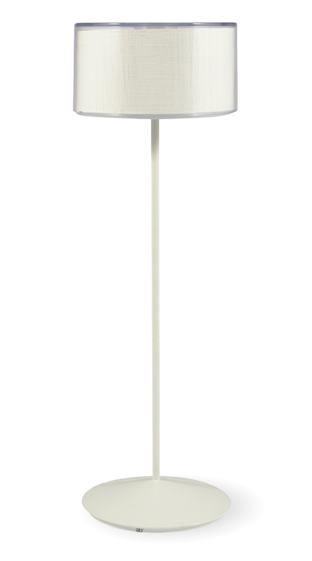 LED Tischleuchte Logo, weiss