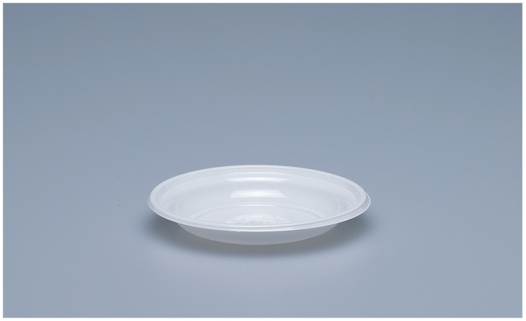 Degustations-Teller 10cm weiss PS, ø10cm, tief