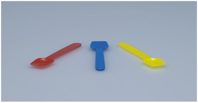 Glacelöffel 90mm farbig assortiert PS !NSV!