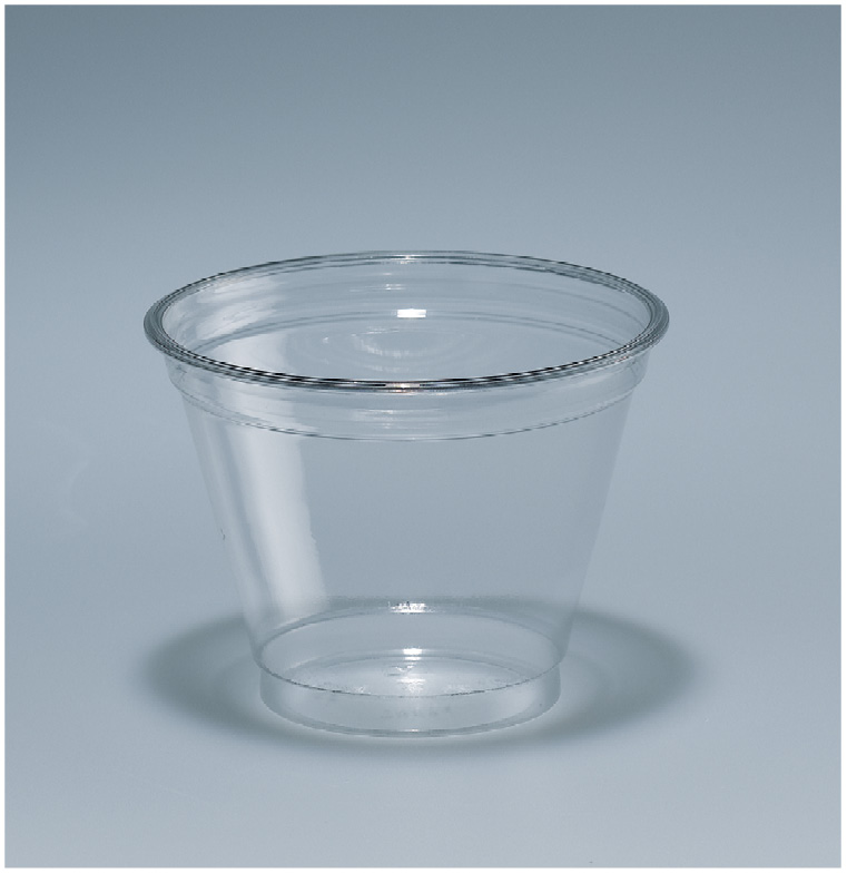 Dessertbecher, RPET, 250gr, ø95mm, glasklar