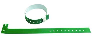 Ident-Kontroller Kunststoff schmal grün 25x1.2cm