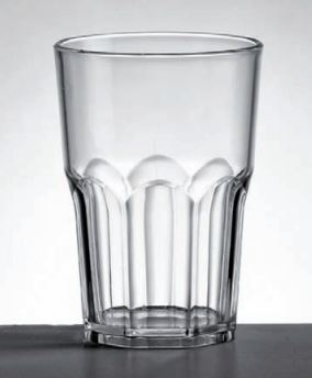 Mehrwegbecher Granity 35cl, glasklar