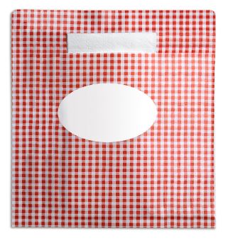 Snack Sacchetto rot/weiss 194x210mm (gross) !NSV!