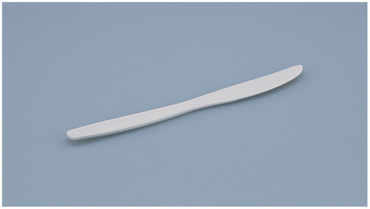 Messer beige aus Stärke, 17.8mm