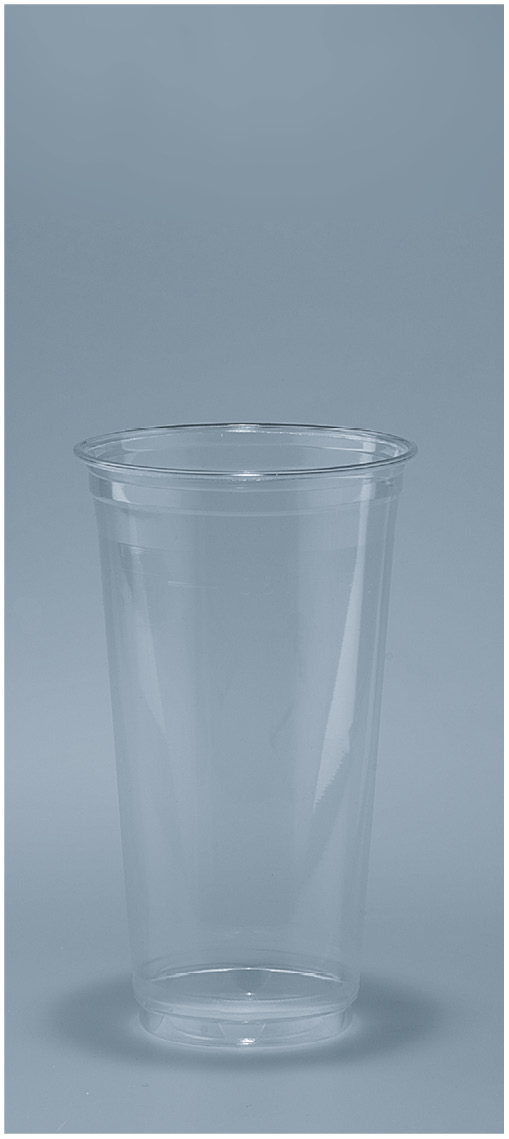 Trinkbecher PLA  5dl, glasklar, geeicht, ø95mm