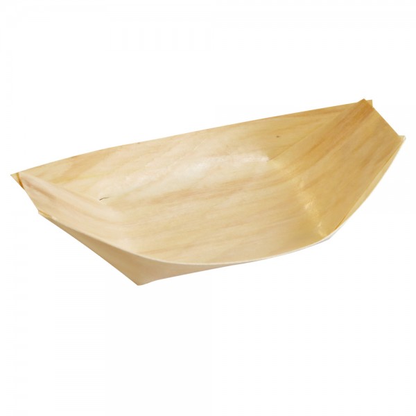 Holz-Schiffchen aus Pinienholz, 22.5x12.5x2.5cm 