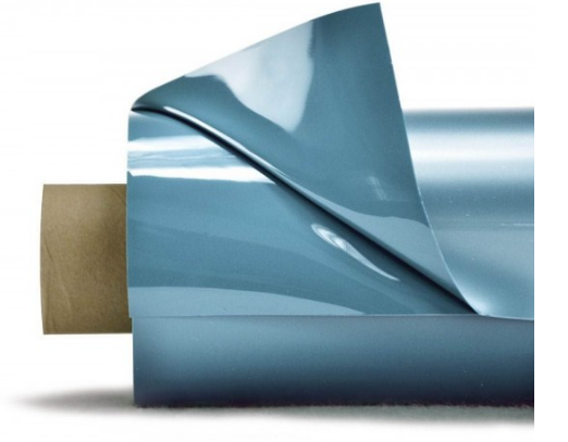 Lackfolie blaugrau 30x1.3m (Länge = 2x15m)