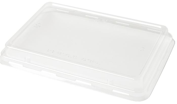 Deckel klar zu Box rechteckig 23 x 15.5 x 3.6cm