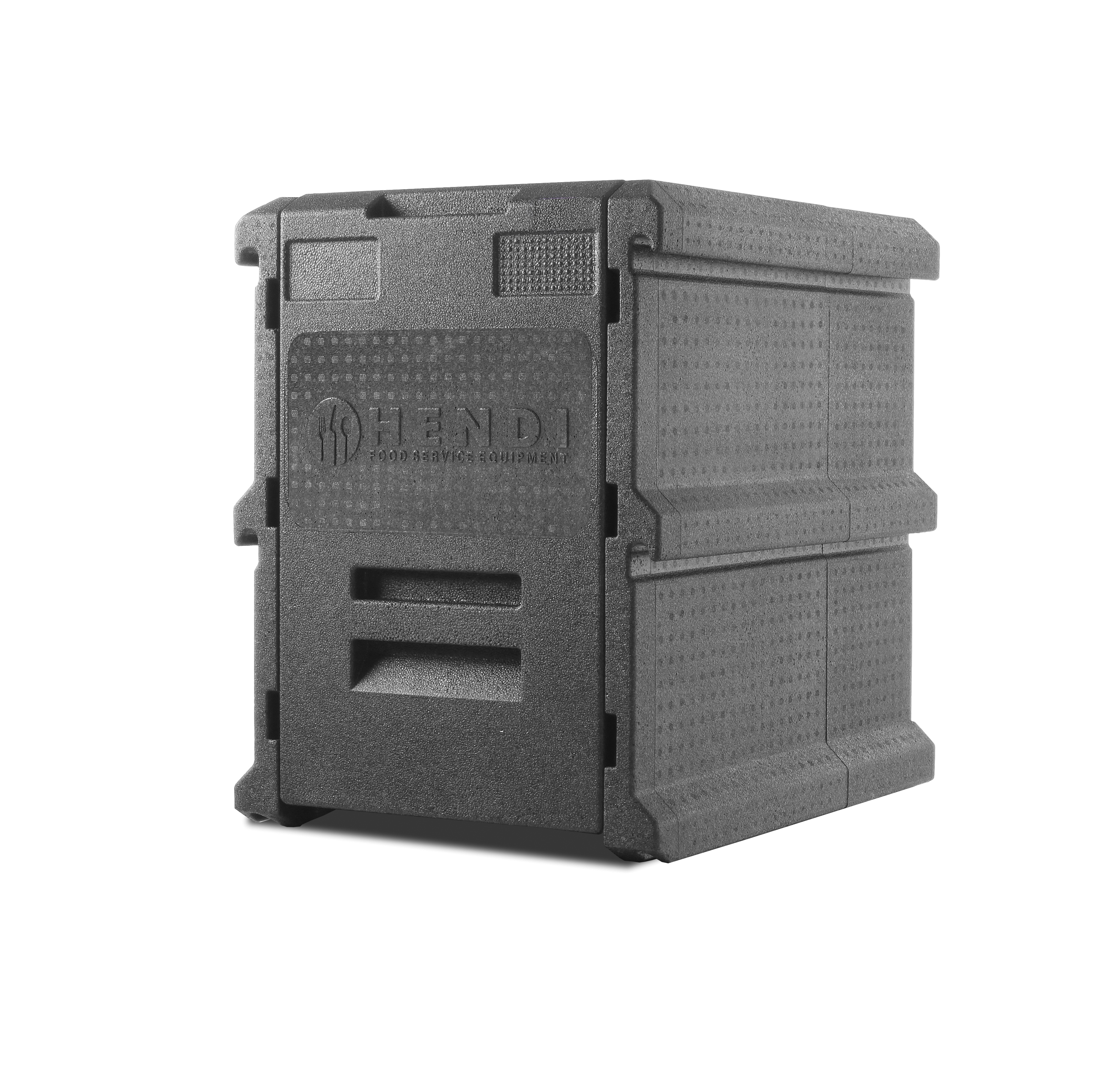 Thermo Catering Container, schwarz, 100lt, HENDI